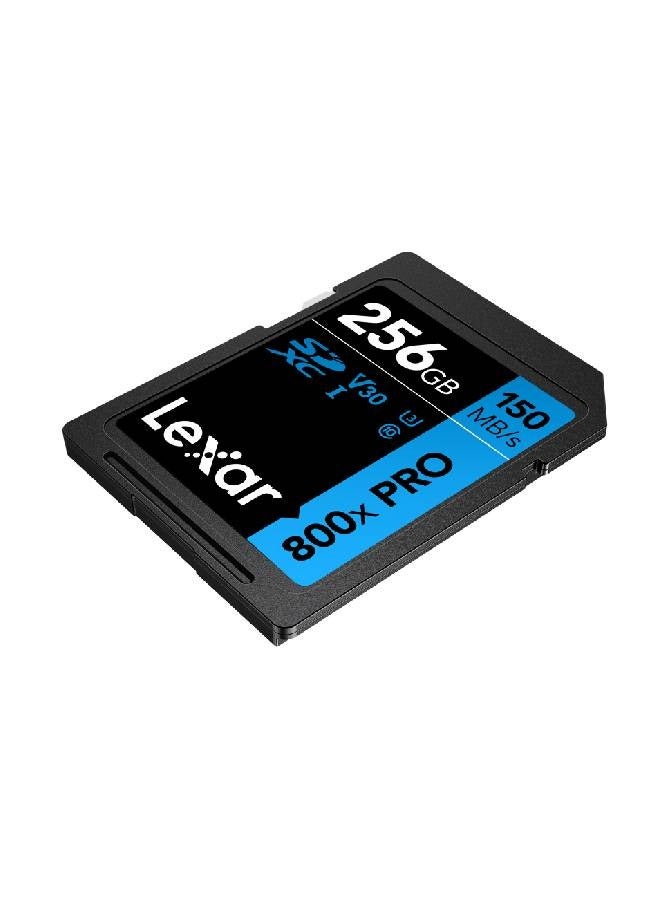 ليكسار Lexar 800x Pro SDXC UHS-1 256GB 150MB/s V30 (LSD0800P256G-BNNNG) 256 GB  - Image 4