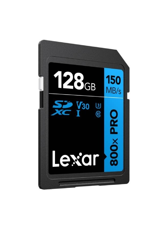 ليكسار Lexar 800x Pro SDXC UHS-1 128GB 150MB/s V30 (LSD0800P128G-BNNNG) 128 GB  - Image 3