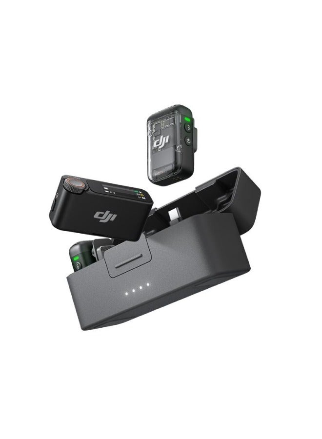 dji - DJI Mic 2 (1 TX + 1 RX) (CE) mic2 black - Image 1