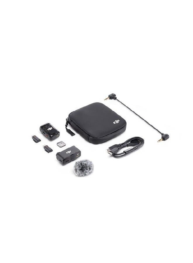dji - DJI Mic 2 (1 TX + 1 RX) (CE) mic2 black - Image 1