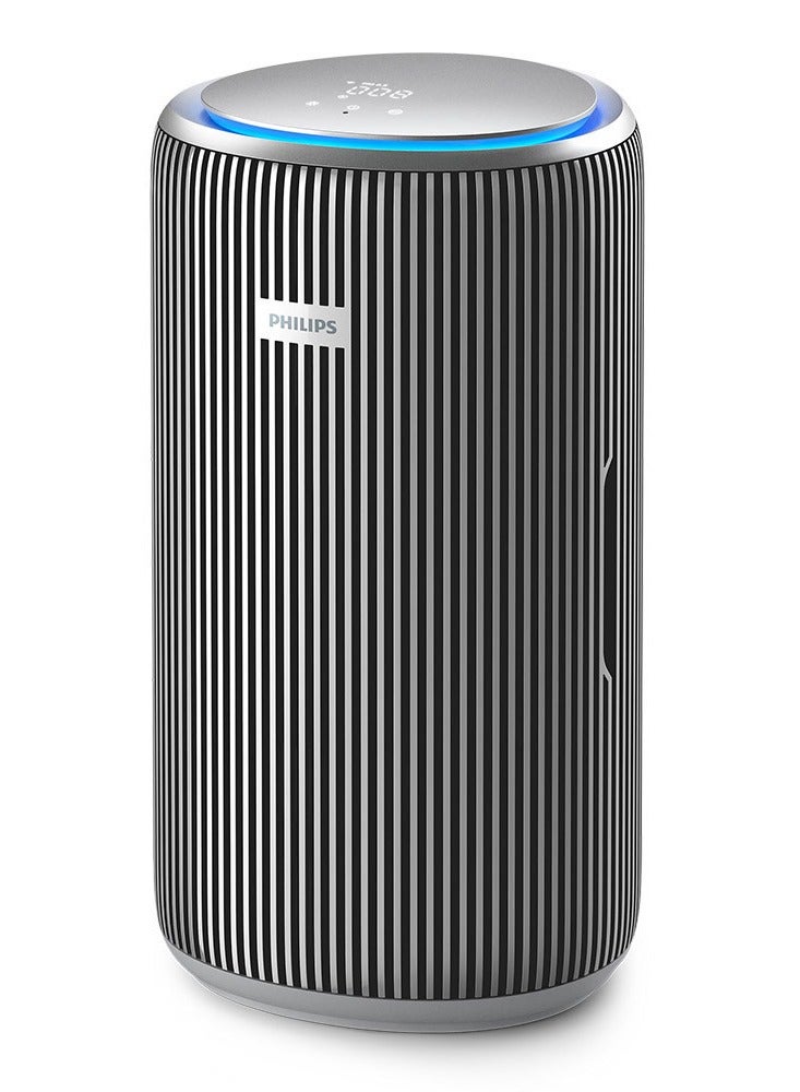 فيليبس Smart Air Purifier PureProtect 4200 Series - Rooms up to 156 m2, HEPA, Active Carbon, 5 Speeds, Sleep Mode, Child Lock, Connected to Air+App AC4220/12 Supernova Silver - Image 1