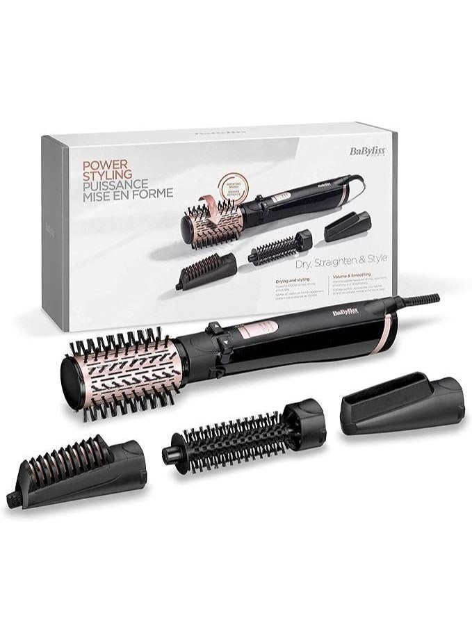 babyliss Ionic Rotating Hot Air Brush AS200E black -None  - Image 1
