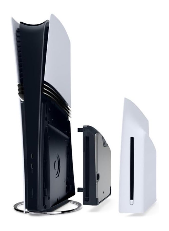 Sony PlayStation 5 PRO Digital Console [NEW 2024 Model] with Extra Dual Sense White Controller + Disc Drive - Bundle - International Version - Image 2