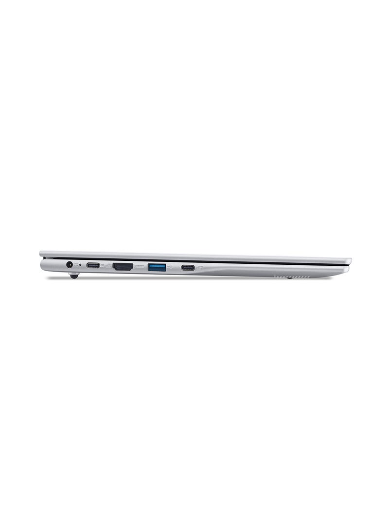 أيسر - Aspire Lite AL14 Laptop With 14-Inch Display, Core 3-N355 Processor/8GB RAM/512GB SSD/Intel Iris Xe Graphics/Windows 11 Home English/Arabic Light Silver - Image 1
