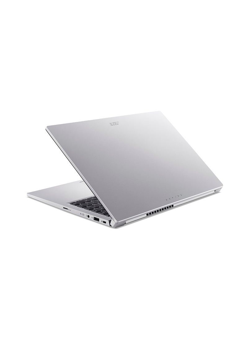 Acer Aspire Lite AL15 Laptop With 15.6-Inch FHD Display, AMD Ryzen 5-6600H Processor/8GB RAM/512GB SSD/AMD Radeon 660M Graphics/Windows 11 Home English/Arabic Light Silver  - Image 3