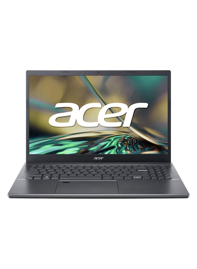 Acer Aspire 5 A515 Laptop With 15.6-Inch FHD Display, Core i5-1235U Processor/8GB RAM/512GB SSD/4GB Nvidia RTX2050 Graphics/Windows 11 Home English/Arabic Steel Gray  - Image 1