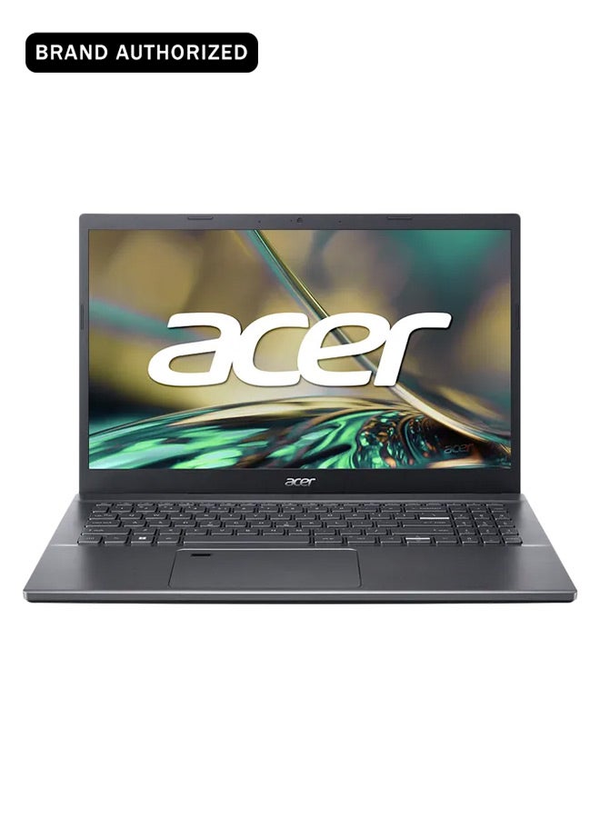 Acer Aspire 5 A515 Laptop With 15.6-Inch FHD Display, Core i5-1235U Processor/8GB RAM/512GB SSD/4GB Nvidia RTX2050 Graphics/Windows 11 Home English/Arabic Steel Gray English/Arabic Steel Gray - Image 1
