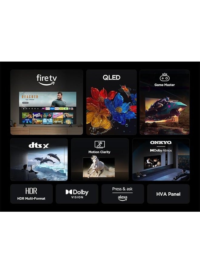 TCL 75-Inch 4K QLED 60Hz Google TV 75T6C Black  - Image 2