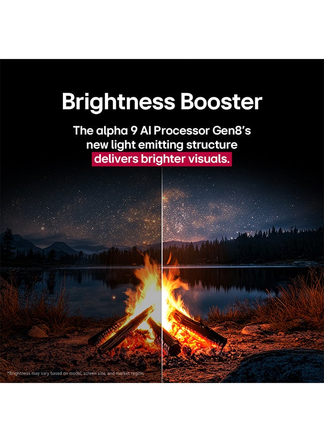 LG 48 inch OLED evo AI C5 4K VRR, 144Hz, 0.1ms Pixel Response Time, AMD FreeSync Premium Smart TV, Ultra Slim Design. AI Magic Remote, WebOS25, Dolby Vision / HDR10 / H / Dolby Atmos, Model Year [2025], 2 Year Warranty - OLED48C56LA Black - Image 5