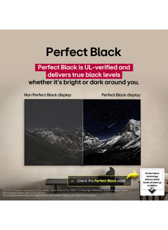 LG - LG 65-inch OLED evo AI G5 4K 165Hz TV with AI Magic Remote and webOS 25 (2025) OLED65B56LA black - Image 1