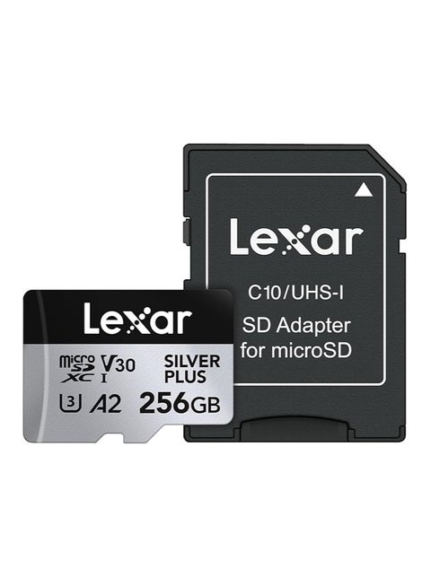 Professional 1TB Silver Plus MICROSDXC UHS-I CARDS, Up To 205MB/S Read 150MB/S Write C10 V30 U3 (LMSSIPL001T-BNANG) 1 TB