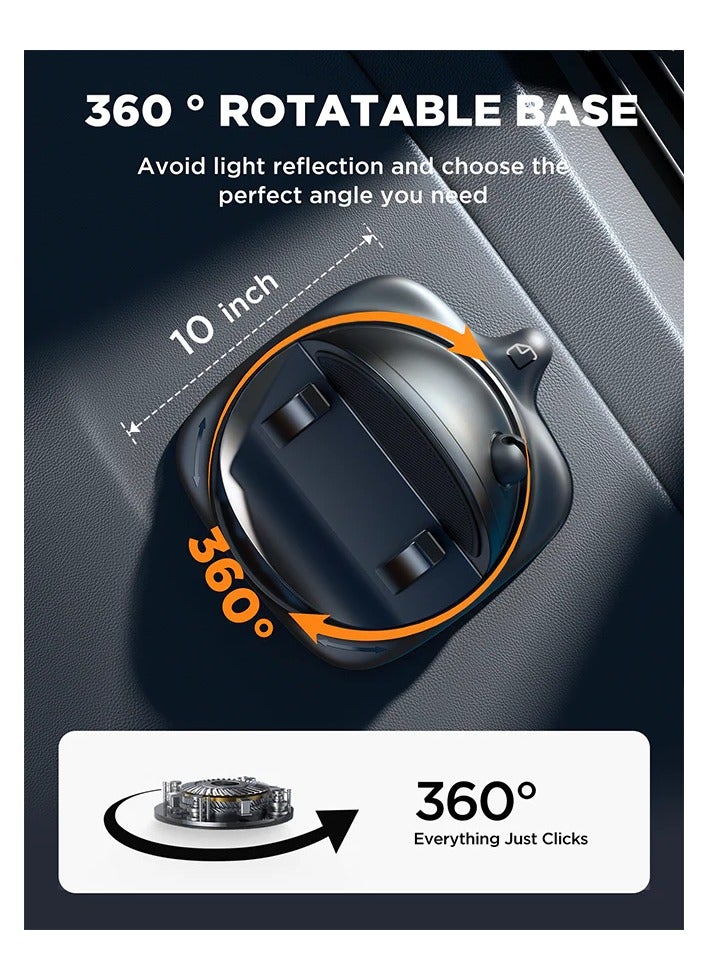 جوي روم 360 Degree Rotation Car Dashboard Mobile Phone Holder black - Image 3