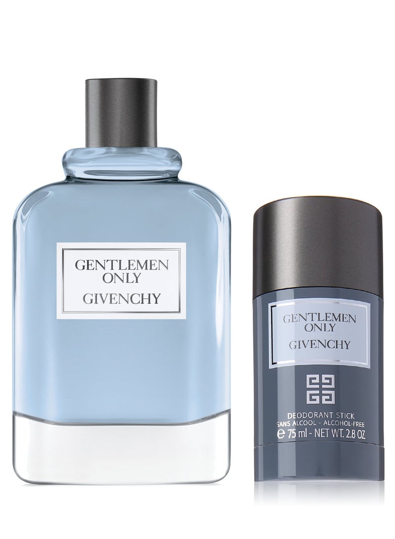 GIVENCHY GENTLEMEN Only 2 Pieces Set 100ml EDT Spray + 75ml Deodorant Stick 3.3 FL Ozml  - Image 1