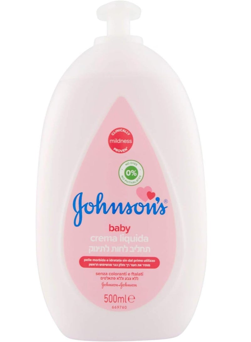 Johnson's Baby Lotion Body Milk For Children And Babies With a Pump 500 ml - Image 1