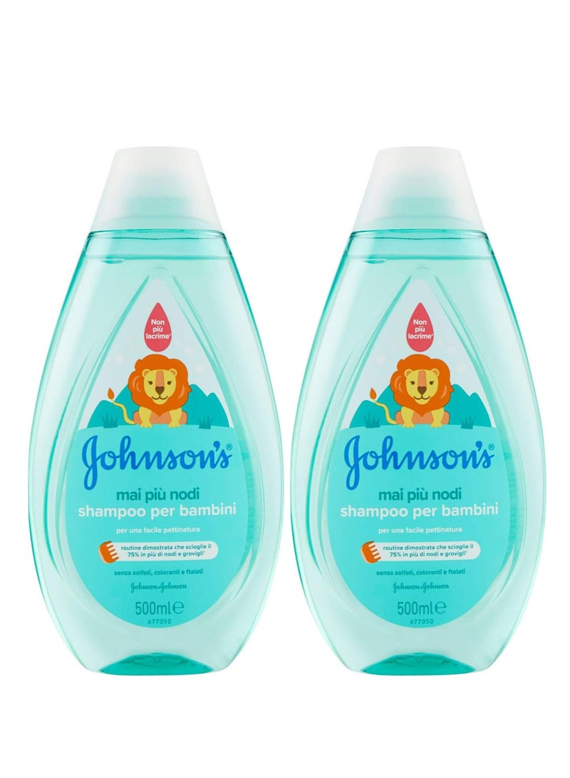 جونسون عبوة من 2 شامبو بيبي ماي بيو نودي 500 مل - Image 1