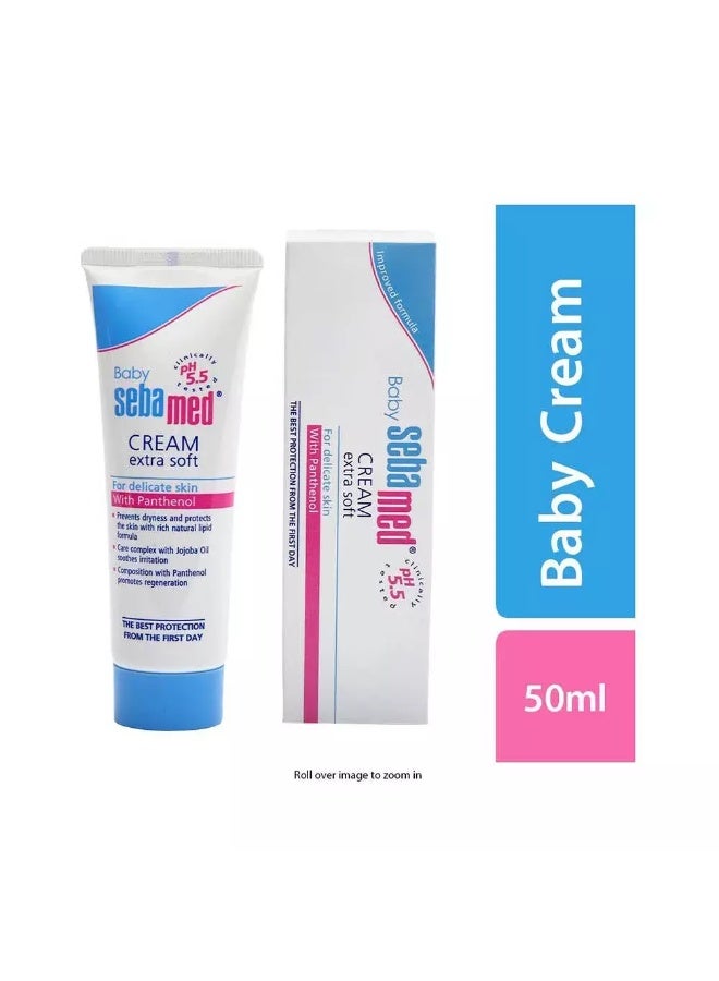Sebamed Baby Cream Extra Soft For Delicate Skin With Panthenol 50ml - Image 1