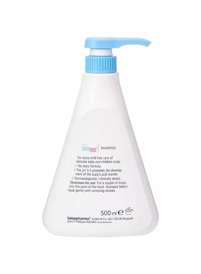 Sebamed Baby Shampoo for Delicate Scalp with Chamomile PH 5.5 500ml  - Image 5