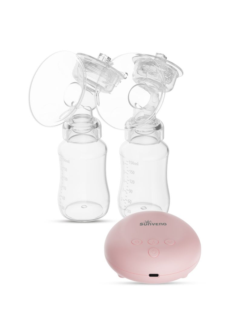 Sunveno Automatic Dual Breast Pump with Controller - White - Image 2