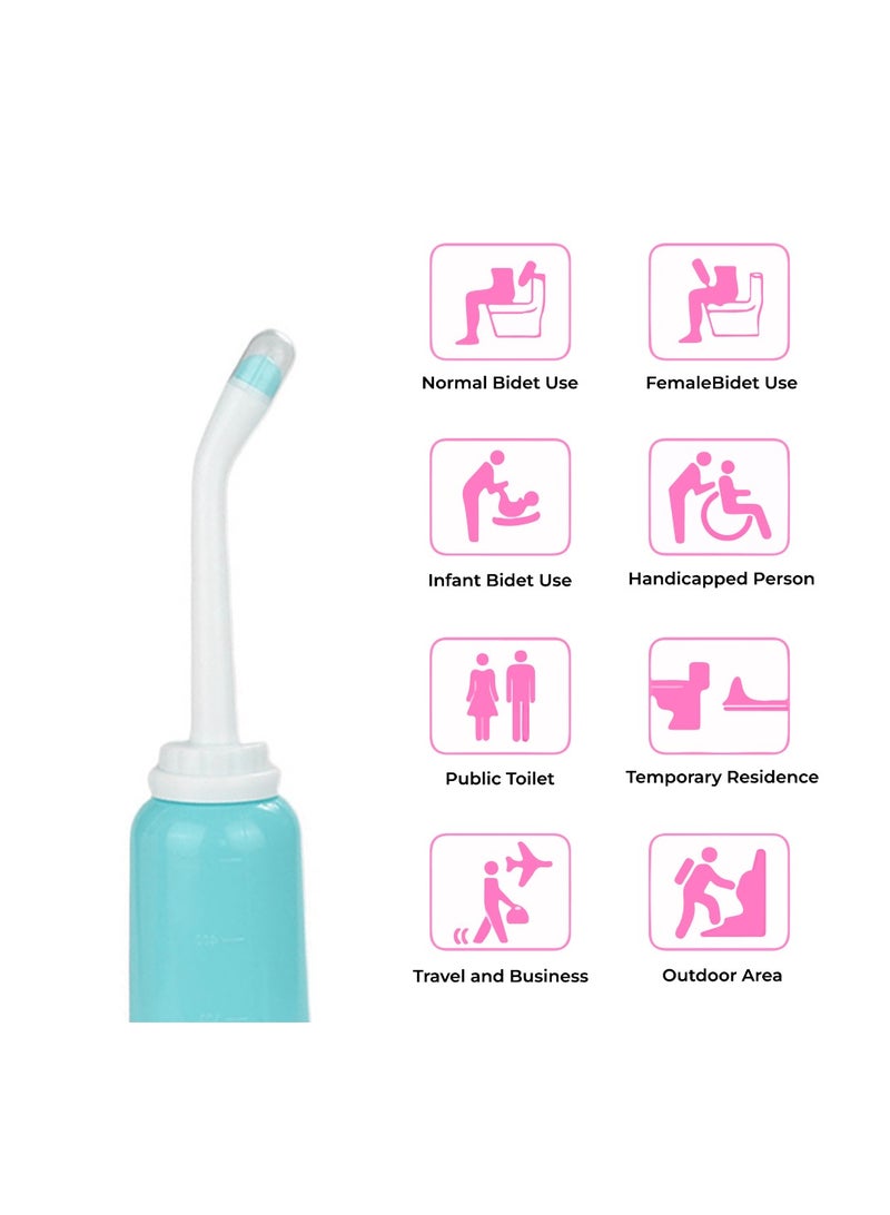 صنفينو  bidet محمول 500 مل - أزرق - Image 4