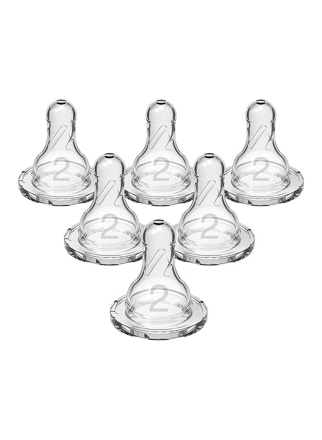 Dr. Brown’s Pack Of 6 Original, Level 2 (3m+)  - Image 1