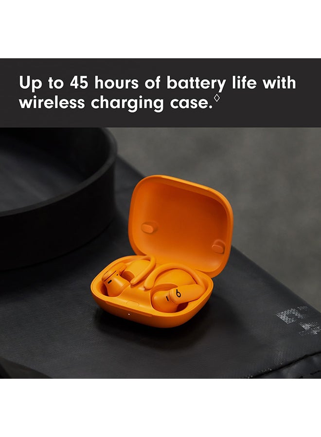 beats - Powerbeats Pro 2 Wireless Bluetooth Earbuds – Noise Cancelling, Heart-Rate Monitor, IPX4, Up to 45 Hours Battery & Wireless Charging Case, works with Apple & Android Electric orange - Image 1