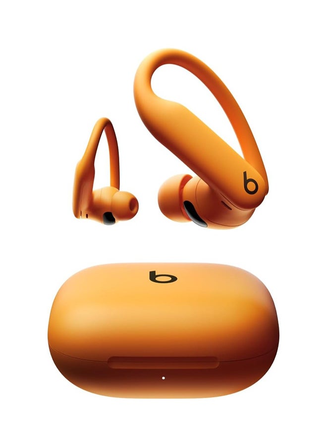 بيتس Powerbeats Pro 2 Wireless Bluetooth Earbuds – Noise Cancelling, Heart-Rate Monitor, IPX4, Up to 45 Hours Battery & Wireless Charging Case, works with Apple & Android Electric orange  - Image 1