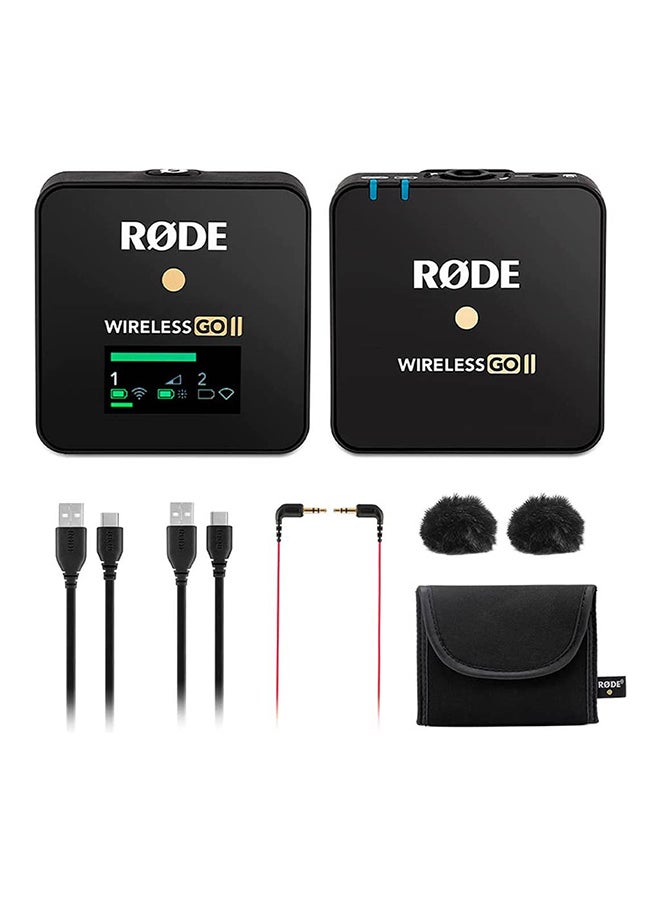 رود Renewed - Wireless GO II Single Compact Digital Wireless Microphone System - WIGOII SINGLE Black - Image 2