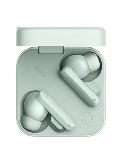 Buds 2 45dB Hybrid Active Noise Cancellation In-Ear Headphones With Environmental Adaptive Technology, Chat GPT Integration - Light Green