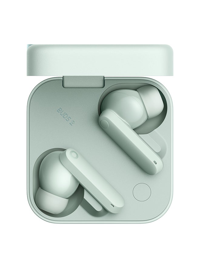 cmf by NOTHING - Buds 2 45dB Hybrid Active Noise Cancellation In-Ear Headphones With Environmental Adaptive Technology, Chat GPT Integration - Light Green - Image 1