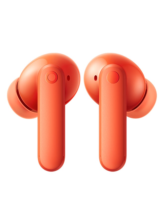 cmf by NOTHING Buds 2 45dB Hybrid Active Noise Cancellation In-Ear Headphones With Environmental Adaptive Technology, Chat GPT Integration - Orange  - Image 1