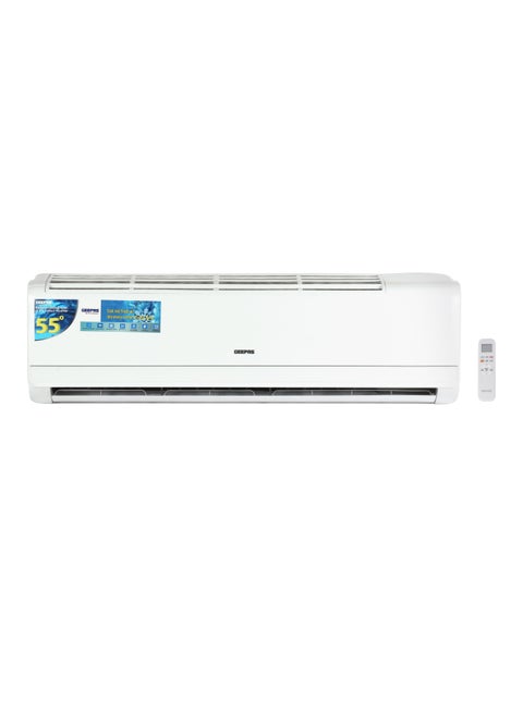 2.0 Ton Split Air Conditioner 24000 BTU With LED Display And Remote Control | Strong Airflow Auto Restart Function, Golden Fin Technology | Ideal for Bedrooms, Living Rooms, Study Spaces, Offices, etc.| 10 Years Compressor Warranty - GACS247RCA White