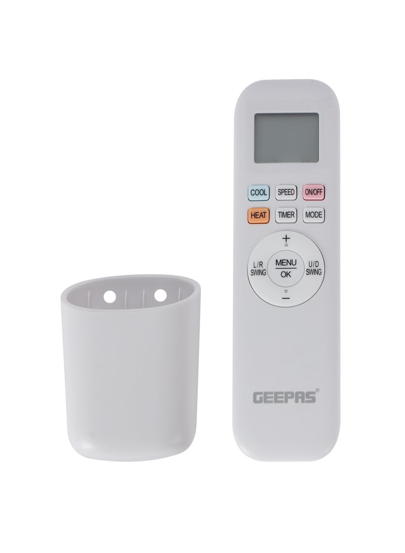 GEEPAS - 2.0 Ton Split Air Conditioner 24000 BTU With LED Display And Remote Control | Strong Airflow Auto Restart Function, Golden Fin Technology | Ideal for Bedrooms, Living Rooms, Study Spaces, Offices, etc.| 10 Years Compressor Warranty - GACS247RCA White - Image 1