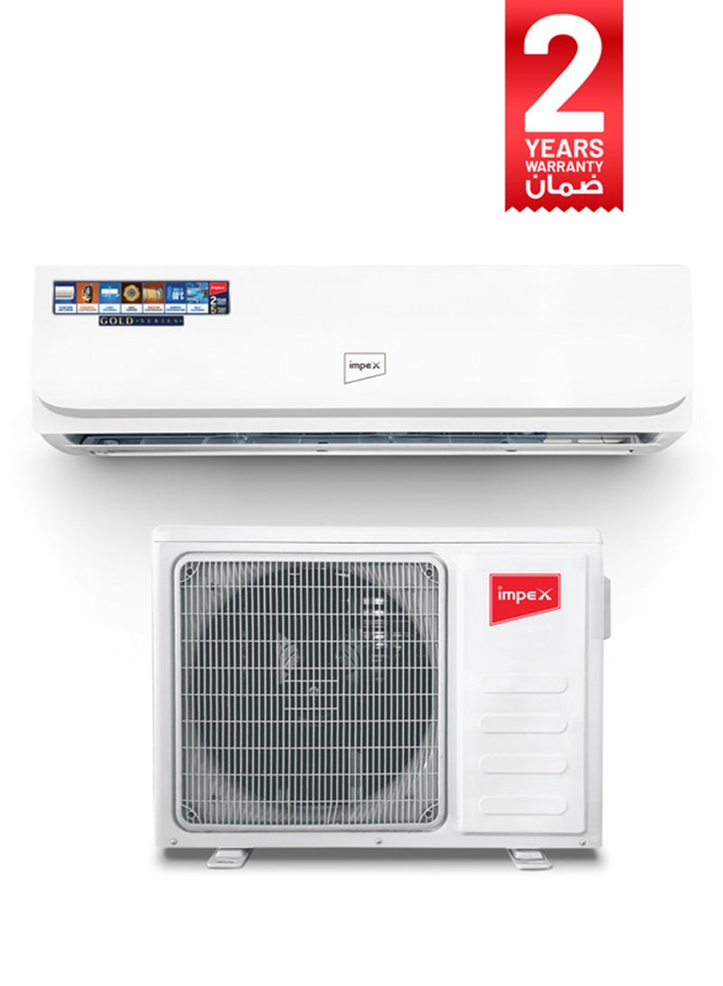 Impex 1.5 Ton Cooling Only Split AC | 4D Air Flow | 18000 BTU | 100% Copper Pipe | Turbo Cooling | Hidden Display | R410A Gas | Auto Restart | Golden Fin | T3 Compressor | IM18S3MCSA 2200 W IM18S3MCSA White - Image 1