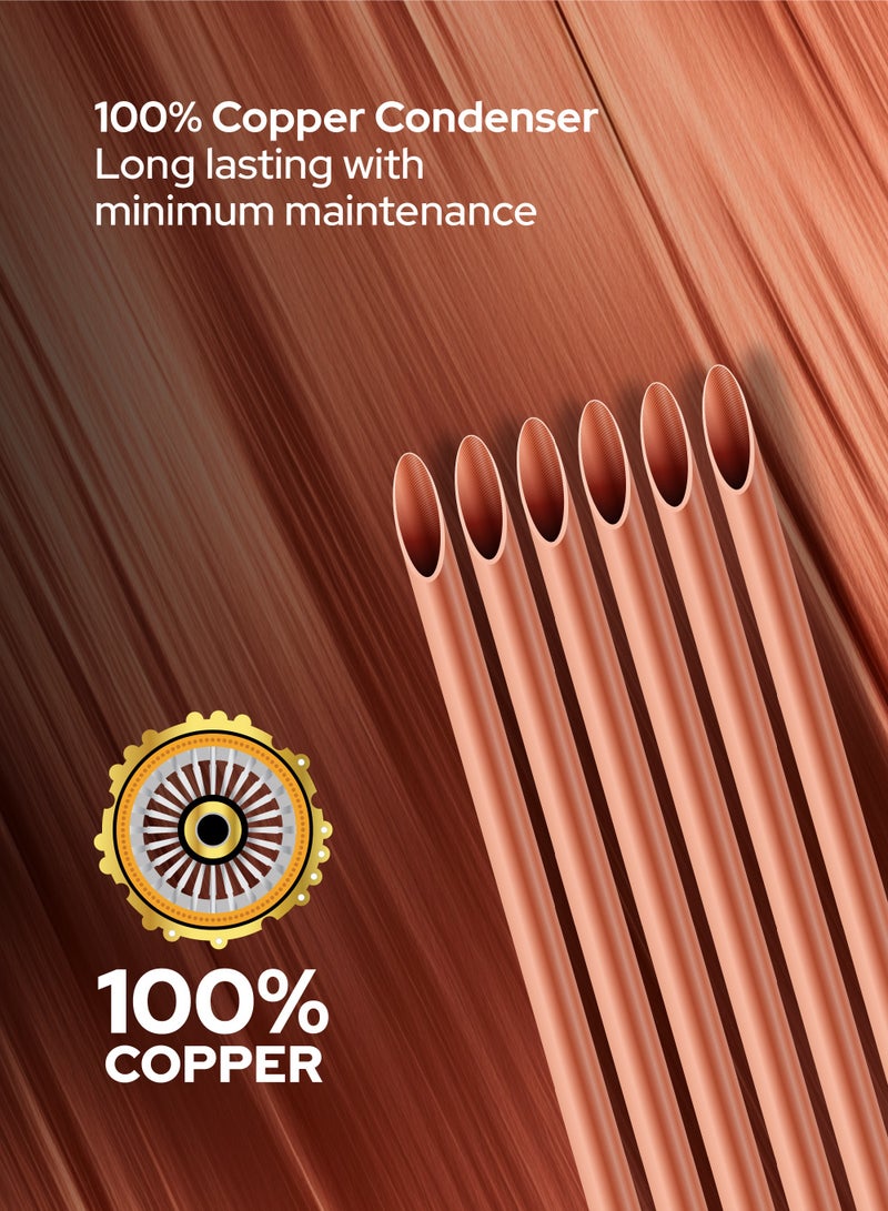 إمبكس - 1.5 Ton Heating & Cooling Split Air Conditioner | 18000 BTU | 4D Air Flow | Turbo Cooling | 100% Copper Pipe | Hidden Display | R410A Gas | T3 Compressor | Auto Restart | IM18S3MHSA 2200 W IM18S3MHSA White - Image 1