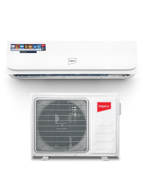 1.5 Ton Heating & Cooling Split Air Conditioner | 18000 BTU | 4D Air Flow | Turbo Cooling | 100% Copper Pipe | Hidden Display | R410A Gas | T3 Compressor | Auto Restart | IM18S3MHSA 2200 W IM18S3MHSA White