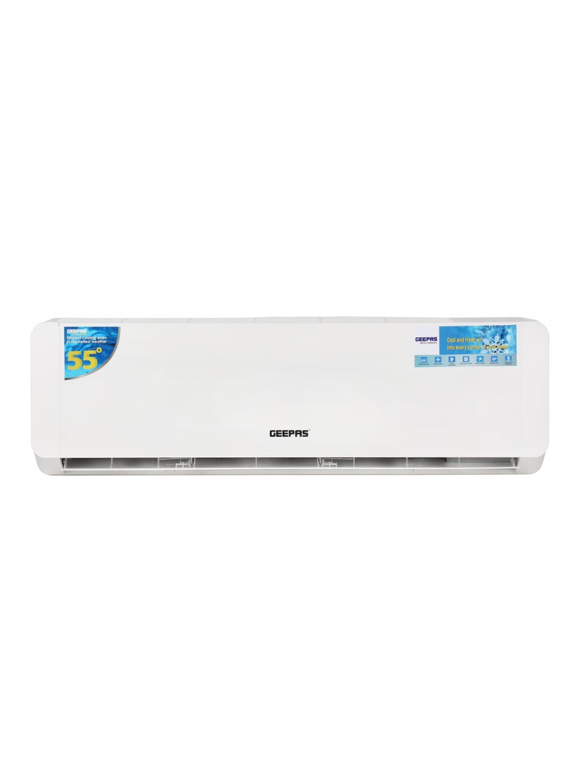 1.5 Ton Split Air Conditioner with LED Display And Remote Control | 18000 BTU Strong Airflow, Auto Restart Function, Self Cleaning, Golden Fin Technology | 4D Air Flow, Piston Compressor | Ideal For Bedrooms, Living Rooms, Study Spaces, Offices, etc | 5 Years Compressor Warranty - 120 W GACSP188CA White