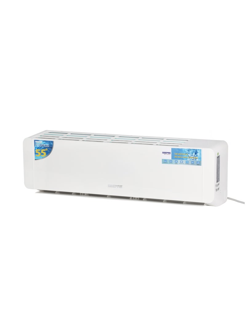 1.5 Ton Split Air Conditioner with LED Display And Remote Control | 18000 BTU Strong Airflow, Auto Restart Function, Self Cleaning, Golden Fin Technology | 4D Air Flow, Piston Compressor | Ideal For Bedrooms, Living Rooms, Study Spaces, Offices, etc | 5 Years Compressor Warranty - 120 W GACSP188CA White