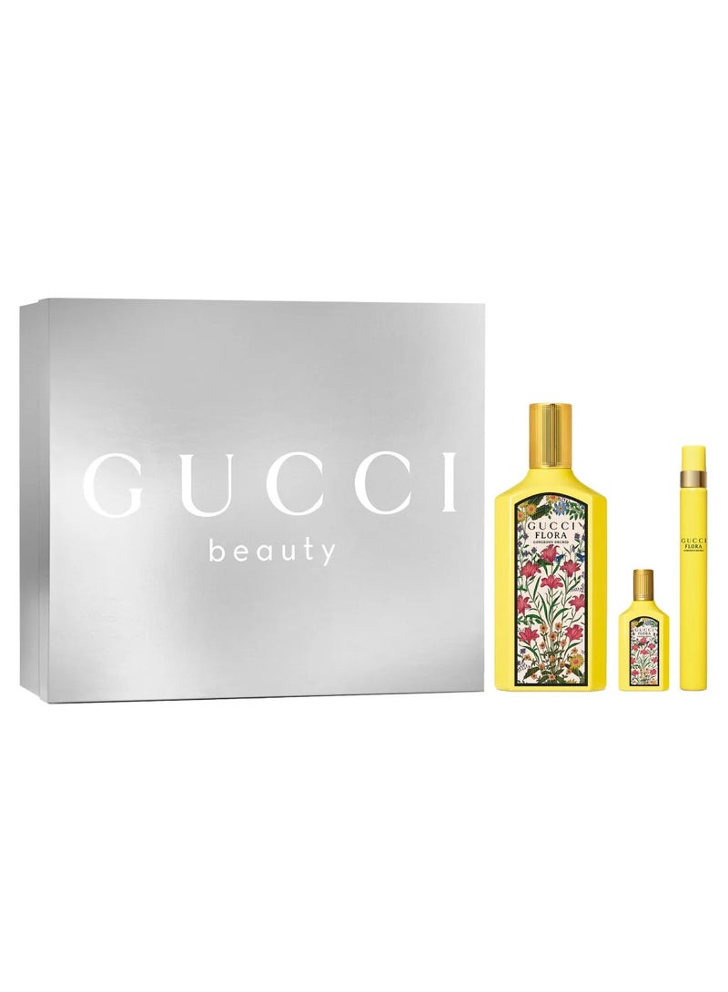غوتشي Gucci Flora Gorgeous Orchid Eau de Parfum Set 100ml + 5ml Sample + 10ml Sample 100+5+10ml  - Image 1