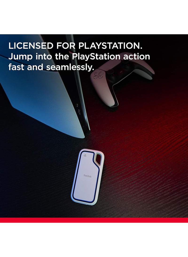 سانديسك Extreme 2TB Portable SSD for PlayStation 5 Console and PC 2 TB  - Image 2