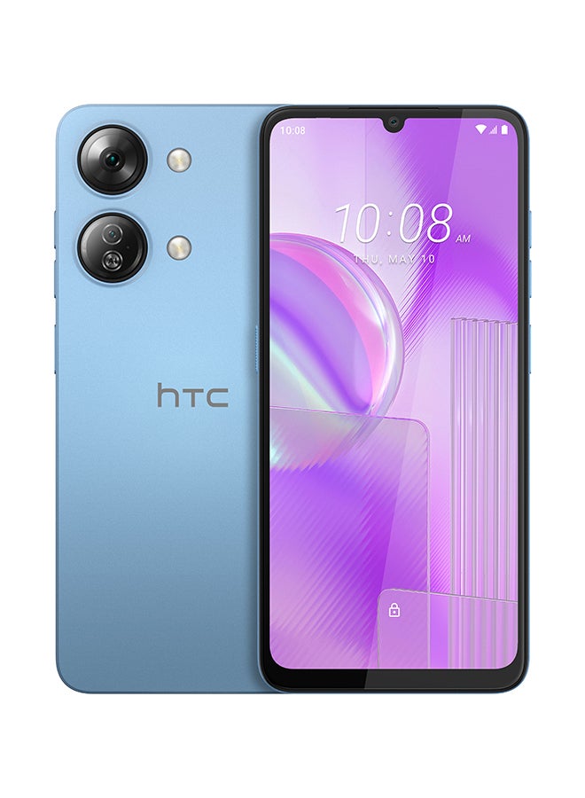 HTC Wildfire E4 Plus 4G Dual SIM Light Blue 8*(4+4) GB RAM 128GB - Middle East Version - Image 1