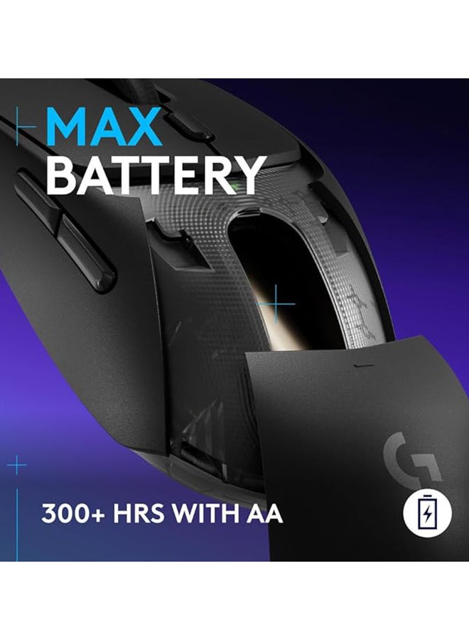 لوجيتيك - G309 LIGHTSPEED Wireless Gaming Mouse, LIGHTFORCE Hybrid Switches, HERO 25K Sensor - Black - Image 1