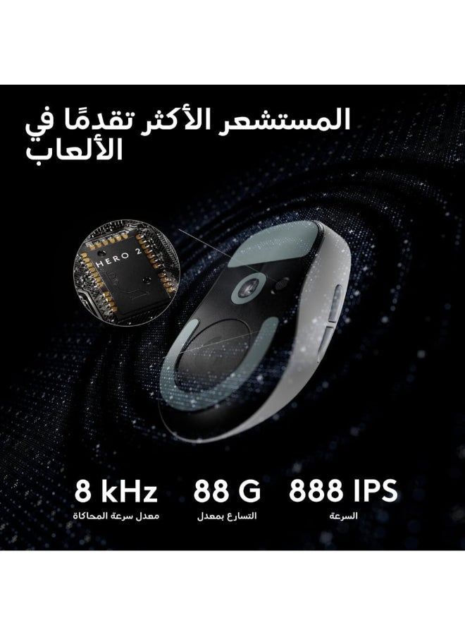 لوجيتيك ماوس الألعاب G PRO X SUPERLIGHT 2 LIGHTSPEED - أبيض - Image 4