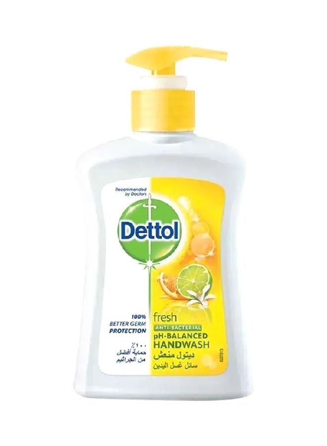 Dettol Fresh Anti-Bacterial Hand Wash, Citrus & Orange Blossom 250ml 