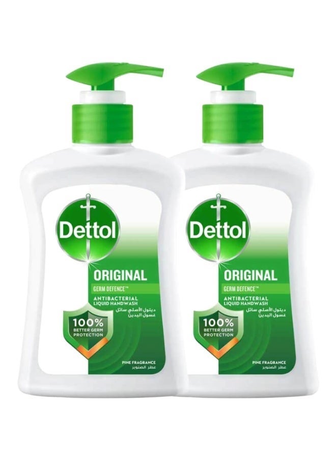 Dettol Original Handwash, Pack Of 2 200ml 