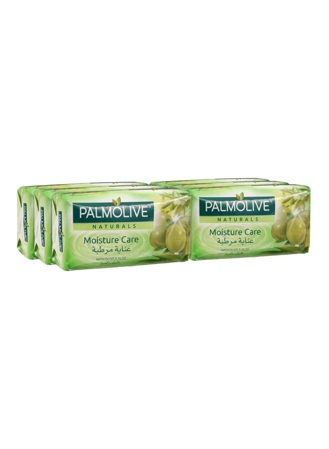 Palmolive Pack Of 6 Aloe & Olive Bar Soap 6x170grams