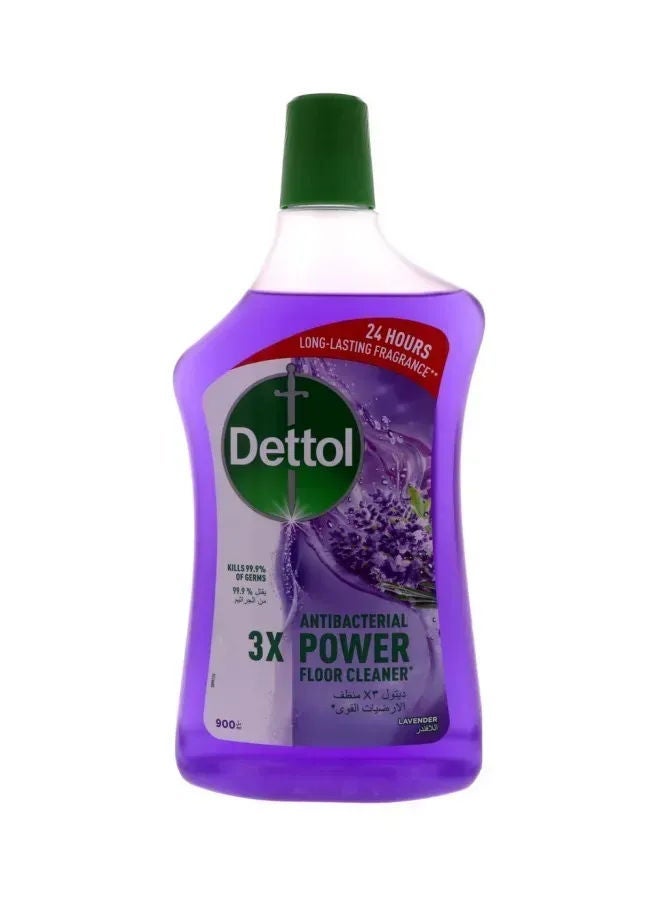 Dettol Antibacterial Power Floor Cleaner, Lavender 900ml 
