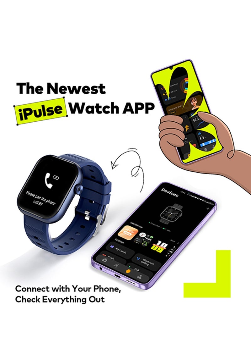 إيتيل - 220 mAh O20 Smartwatch - 2.04'' Display, IP68 Waterproof Rose Gold - Image 1