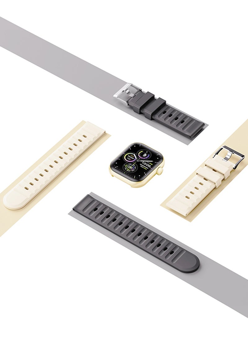 إيتيل - 220 mAh O20 Smartwatch - 2.04'' Display, IP68 Waterproof Rose Gold - Image 1