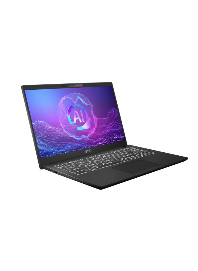 MSI - Modern Laptop With 15.6 Inch Full HD(1920X1080) Display,Core Ultra 9-285H Processor/16GB RAM DDR5/1TB SSD/Windows 11/Intel Arc Graphics/ English/Arabic Black - Image 1