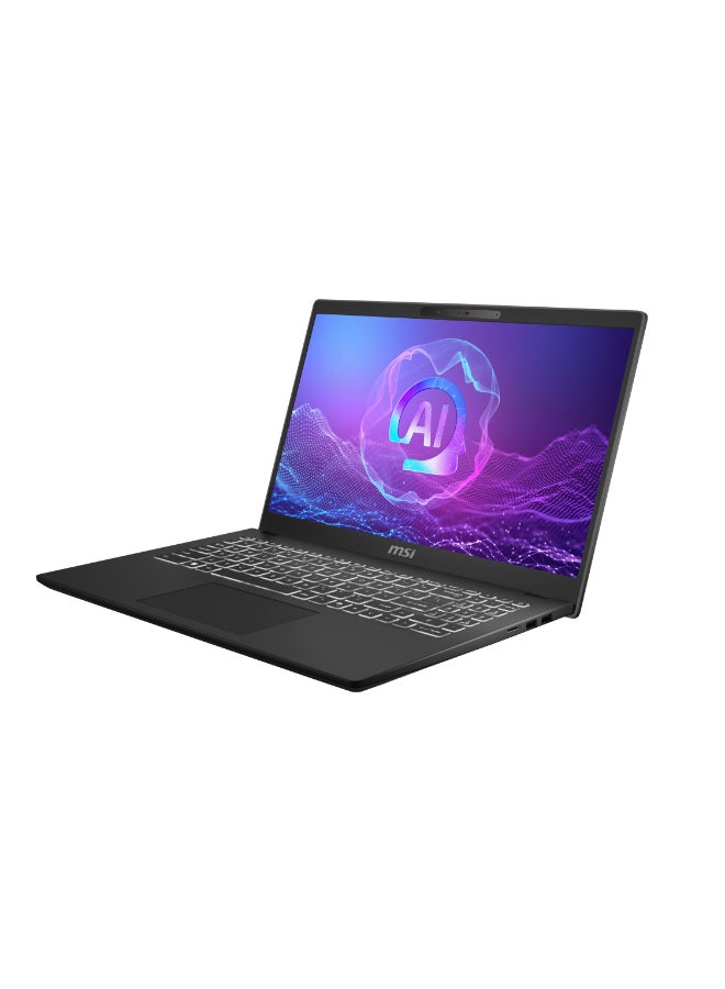 MSI - Modern Laptop With 15.6 Inch Full HD(1920X1080) Display,Core Ultra 9-285H Processor/16GB RAM DDR5/1TB SSD/Windows 11/Intel Arc Graphics/ English/Arabic Black - Image 1